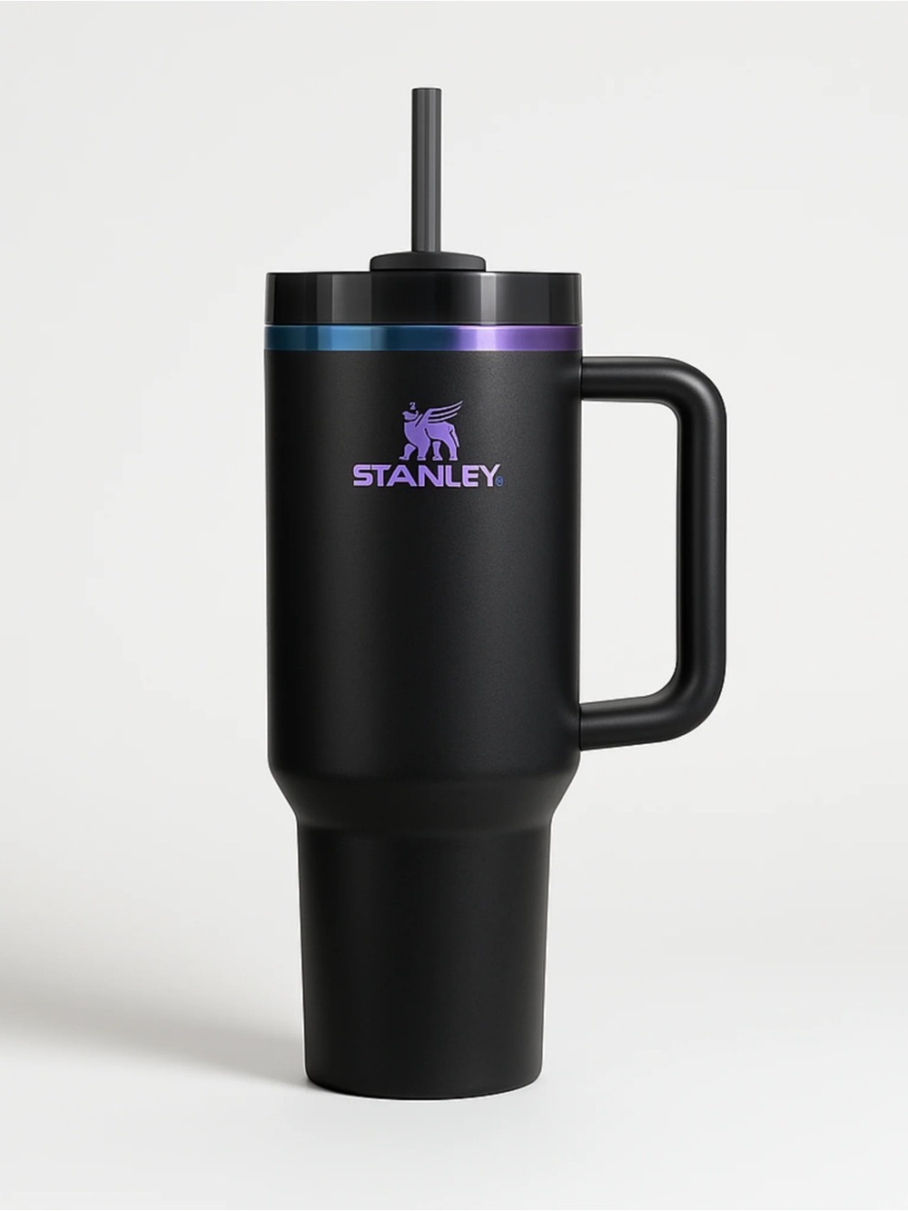 Stanley Quencher H2.0 FlowState Black Chroma Tumbler | 30 Oz - Picture 1 of 4